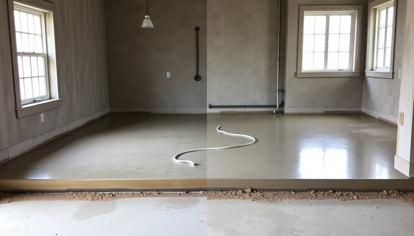 concrete leveling before and after cedar rapids
