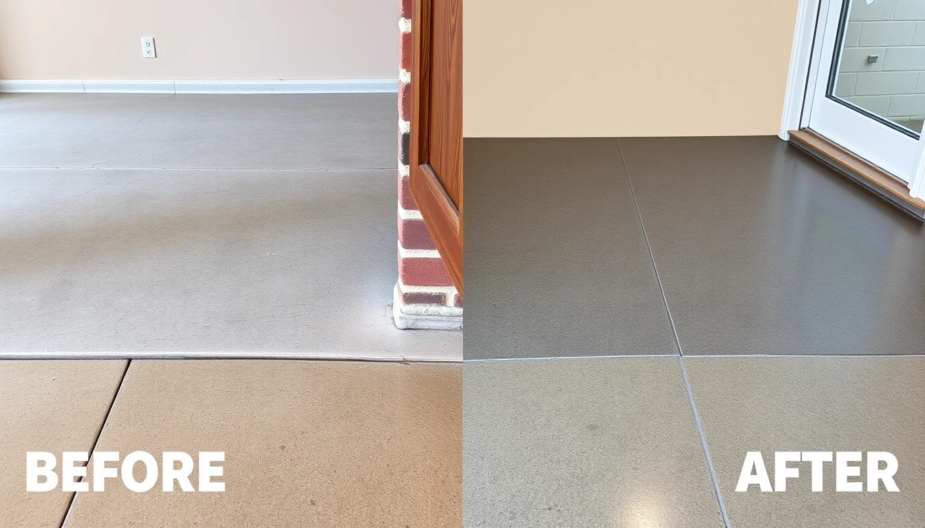 concrete leveling before and after cedar rapids