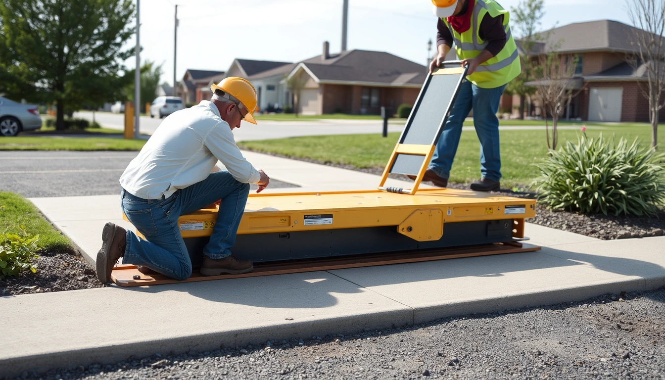 sidewalk leveling Cedar Rapids